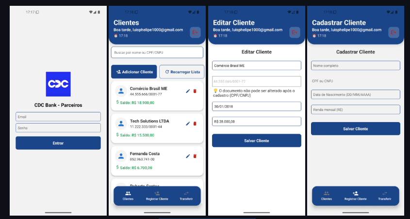 CDC Bank - App Bancário Mobile