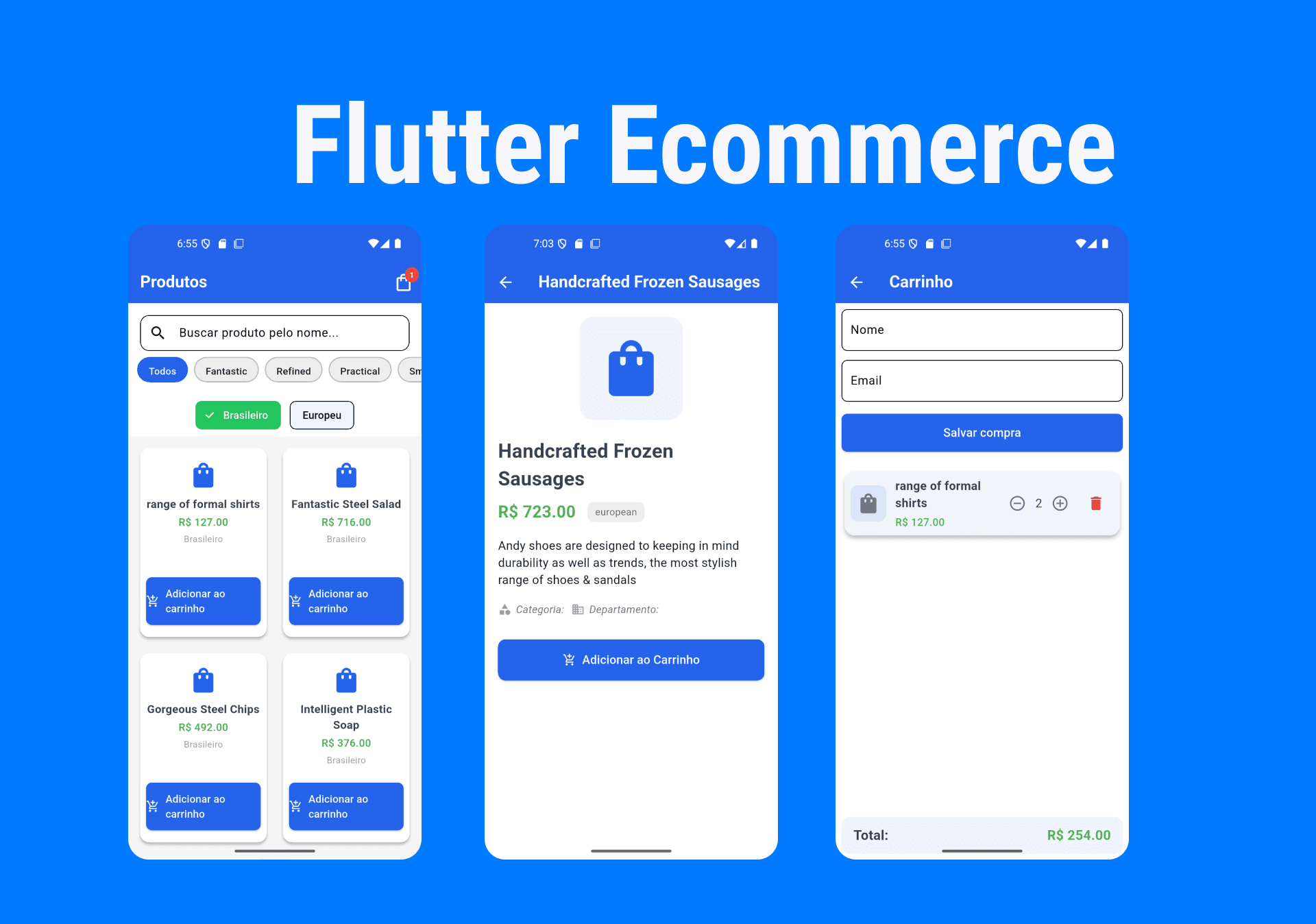 App de E-commerce com Flutter