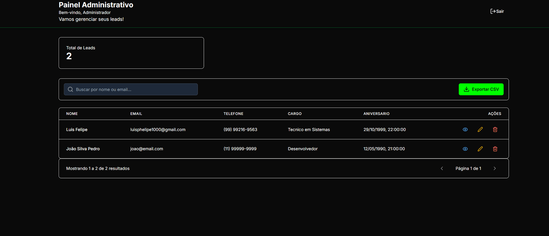 Lead Management System - Logik